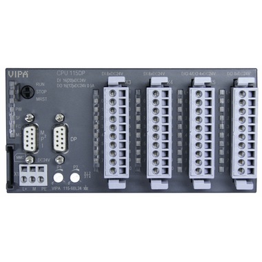 德國(guó)VIPA中央處理器115-6BL22-CPU115、16KB，16DI，12DO，4DIO，50KHZ PWM，PROFIBUS DP